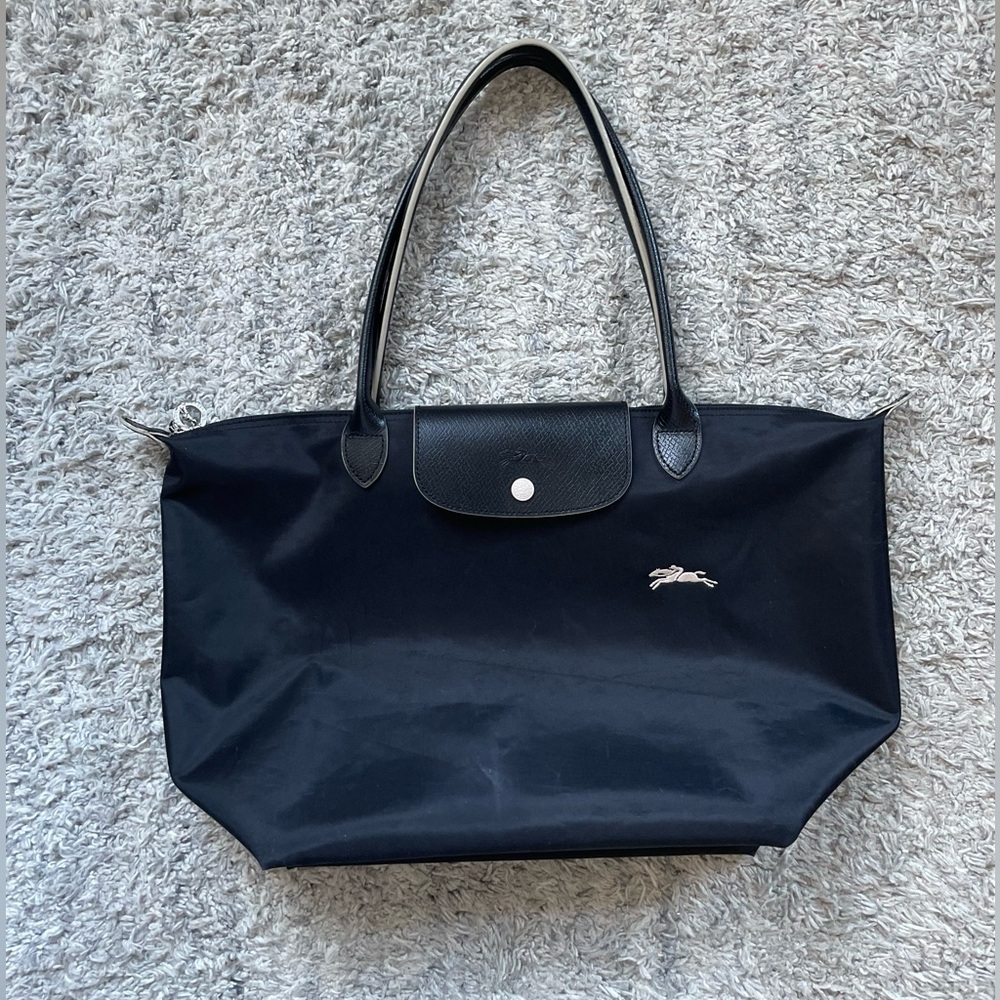 Longchamp LE PLIAGE CLUB SHOULDER BAG Large Black / Model Number: L1899619001